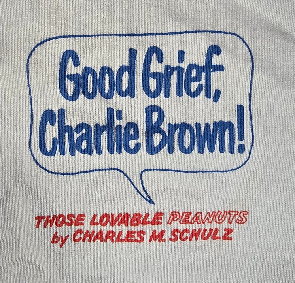 Uniqlo UT Peanuts Charlie Brown T Shirt Good Grief Snoopy White Graphic Tee Sz M