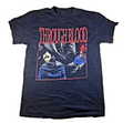 Through Blood T Shirt Black Double Sided Graphic Tee Approx Medium M Hardcore
