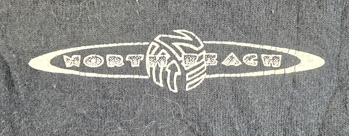 Morty Beach T Shirt XL Black Fruit Of The Loom Heavy Cotton Sand Volleyball Tee