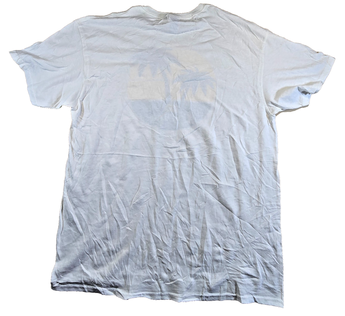 Corona Beer T Shirt Large L White Palm Trees Beach Graphic Delta Pro Weight Tee