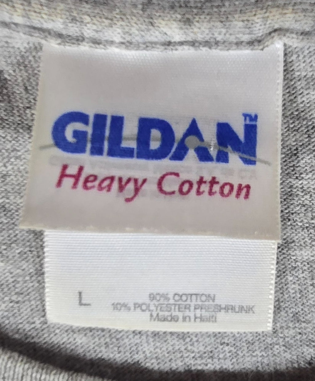 Gildan Heavy Cotton Deer Buck American Flag T Shirt Large L Hunting USA Tee