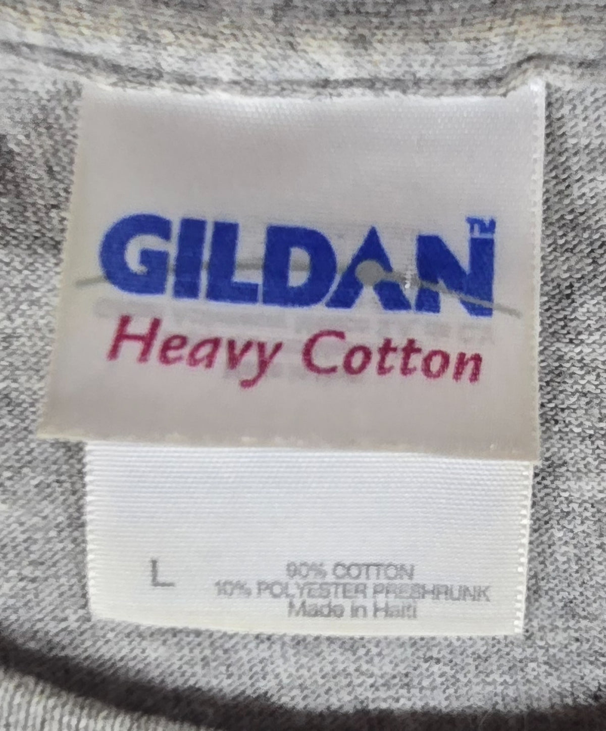 Gildan Heavy Cotton Deer Buck American Flag T Shirt Large L Hunting USA Tee