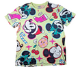 Disney Mickey Mouse Christmas T-Shirt Xmas All Over Print Colourful Size XL