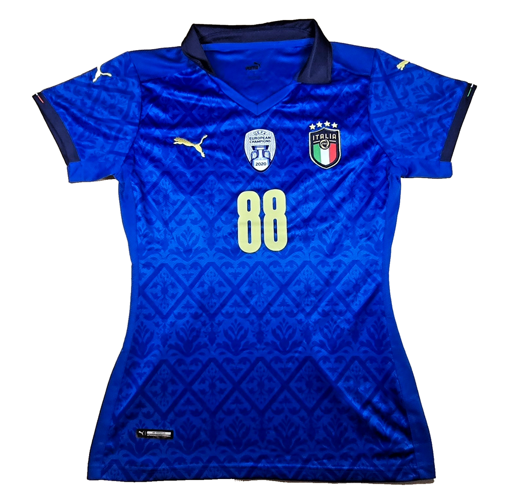 Puma Italy Italia Football Jersey Lorena 88 UEFA Euro 2020 Champions Womens XL