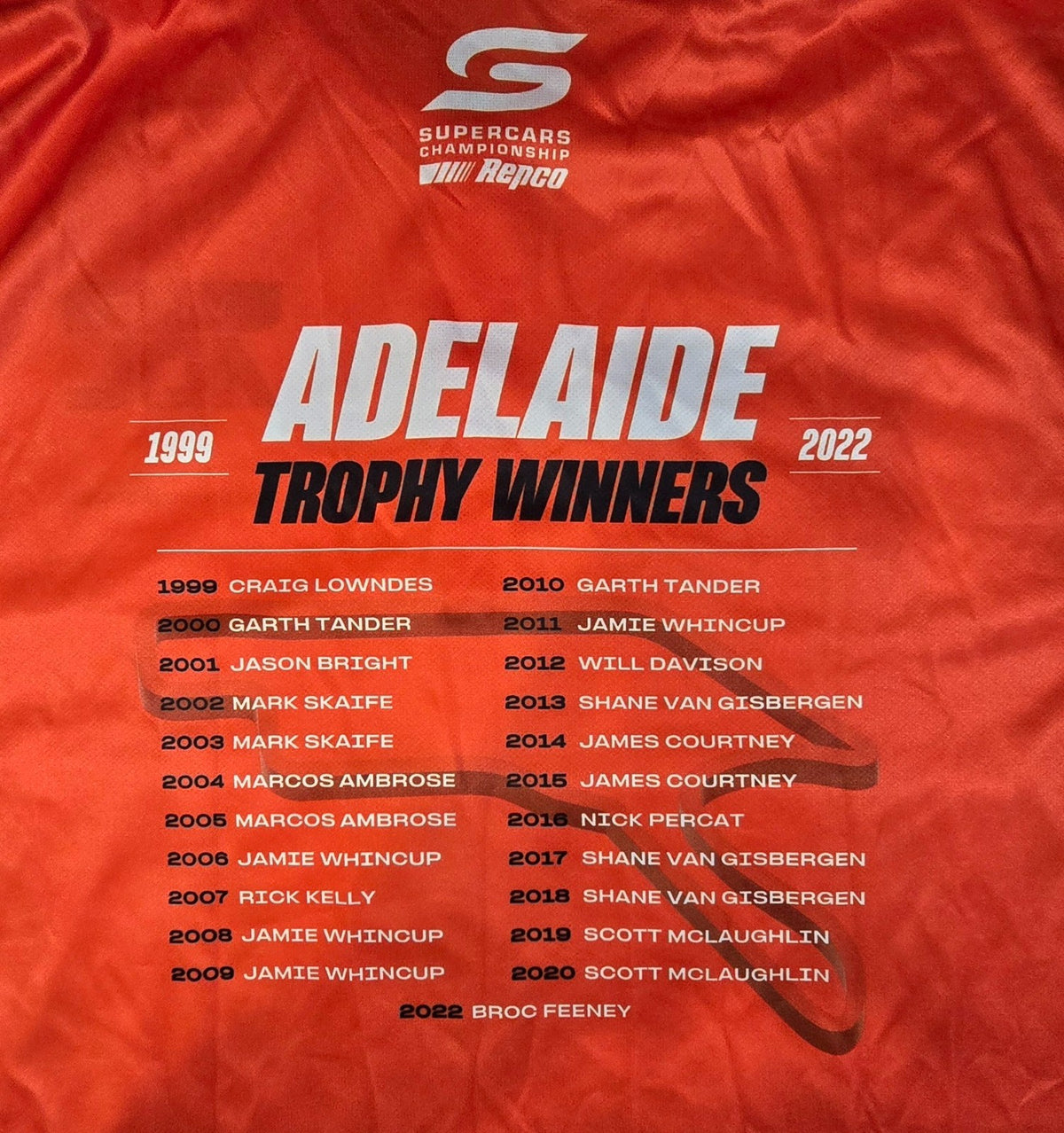 VAILO Adelaide 500 2023 Supercars Polo Shirt Men 2XL Official Motorsport NWT