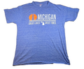 Michigan Great Lakes T Shirt 2XL USA Single Stitch Vintage Style Tourist Tee