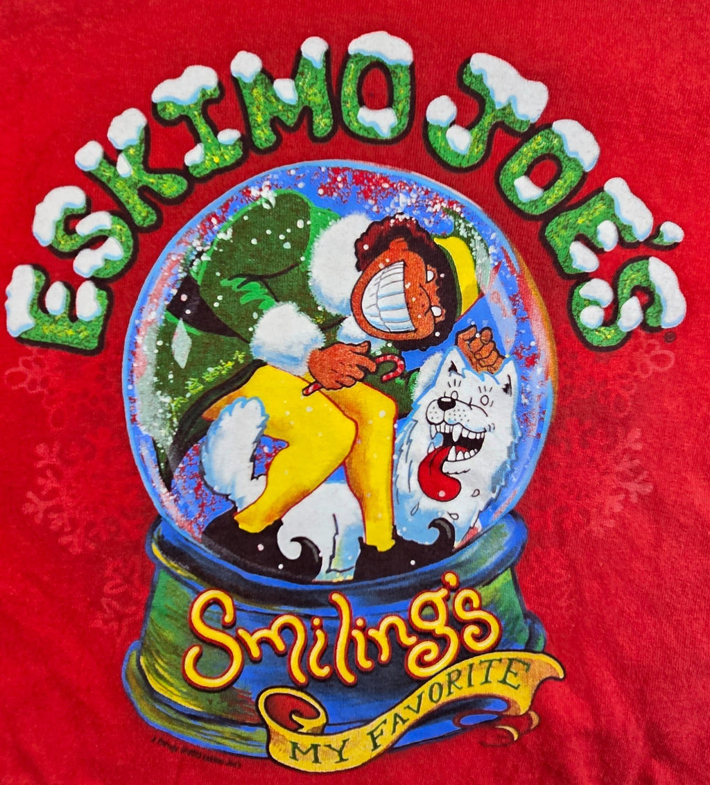 Elf Movie Christmas T Shirt Red Long Sleeve Buddy The Elf Esquimo Joe's 54x69cm