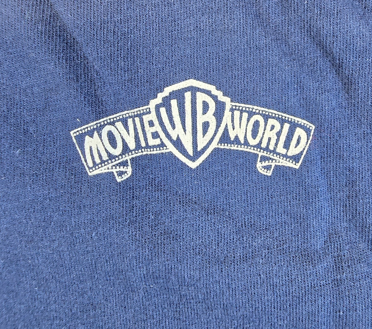 Warner Bros 100 Years T Shirt XL Navy Long Sleeve Movie World NWT Looney Tunes