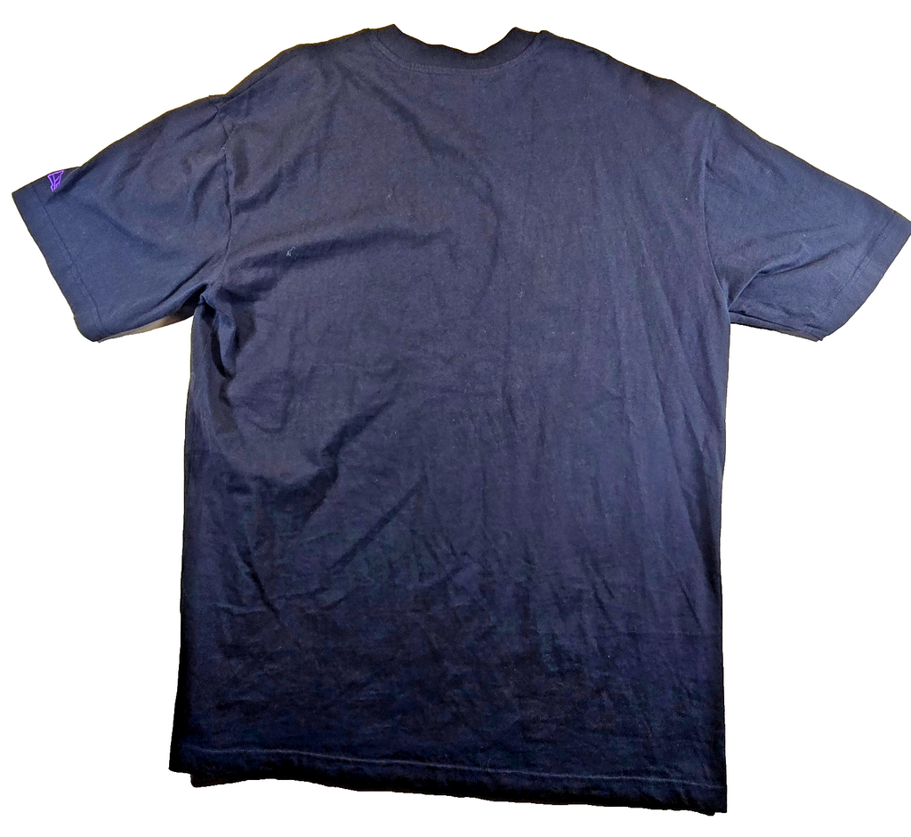 New Era LA Lakers Champions T Shirt Medium M Black NBA Basketball Graphic Tee