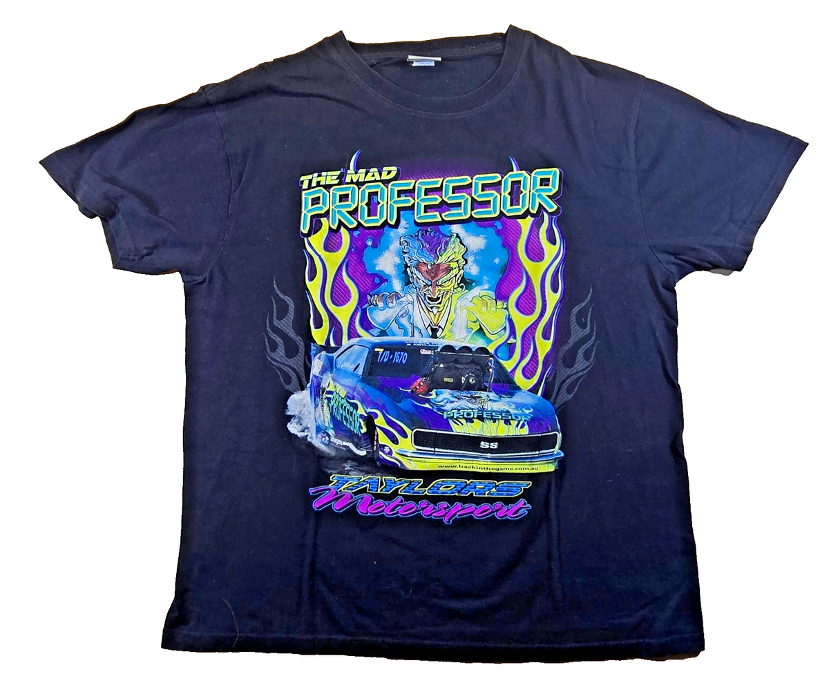 Rob Taylor Mad Professor 1670 Top Doorslammer T Shirt Large Drag Racing Tee