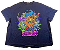 Scooby Doo T Shirt 1XL Black Shaggy Monsters Cartoon Graphic Warner Bros Tee
