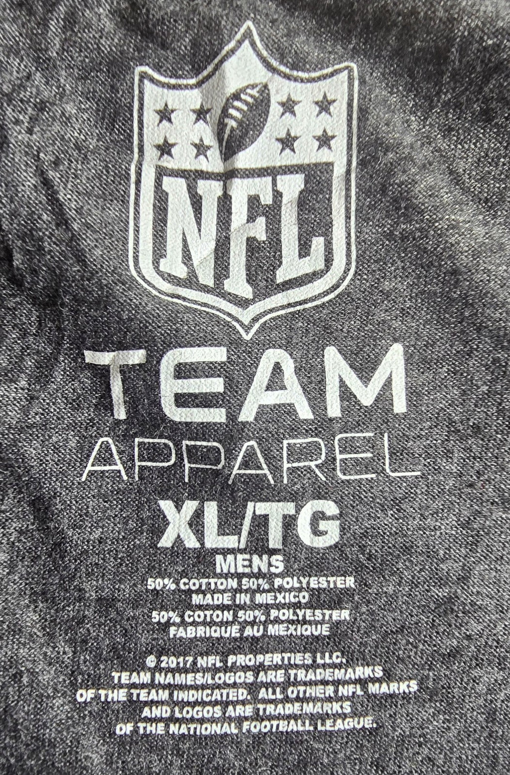 NFL New York Jets Men's Graphic Logo Grey Crew Neck T-Shirt Short Sleeve XL