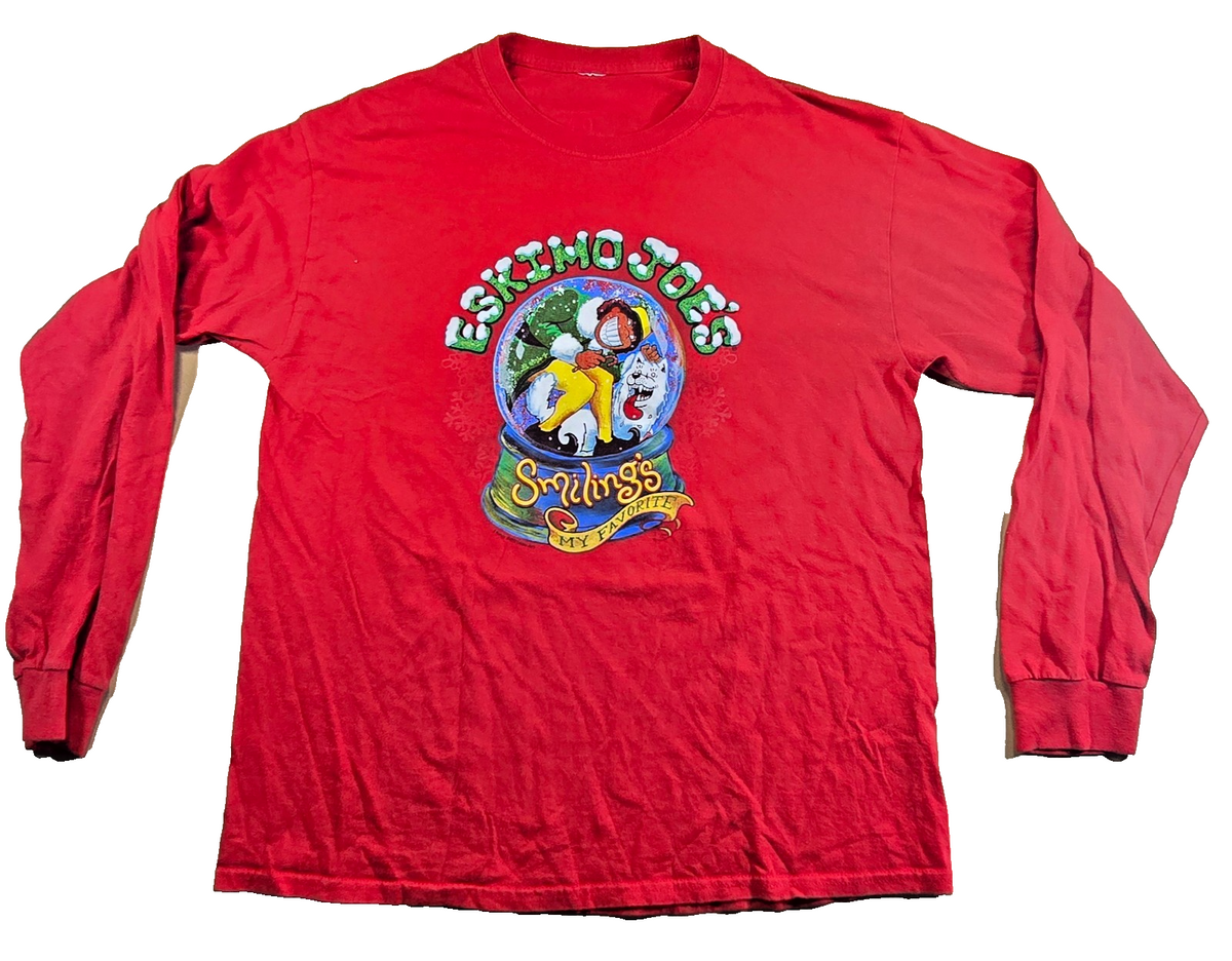 Elf Movie Christmas T Shirt Red Long Sleeve Buddy The Elf Esquimo Joe's 54x69cm