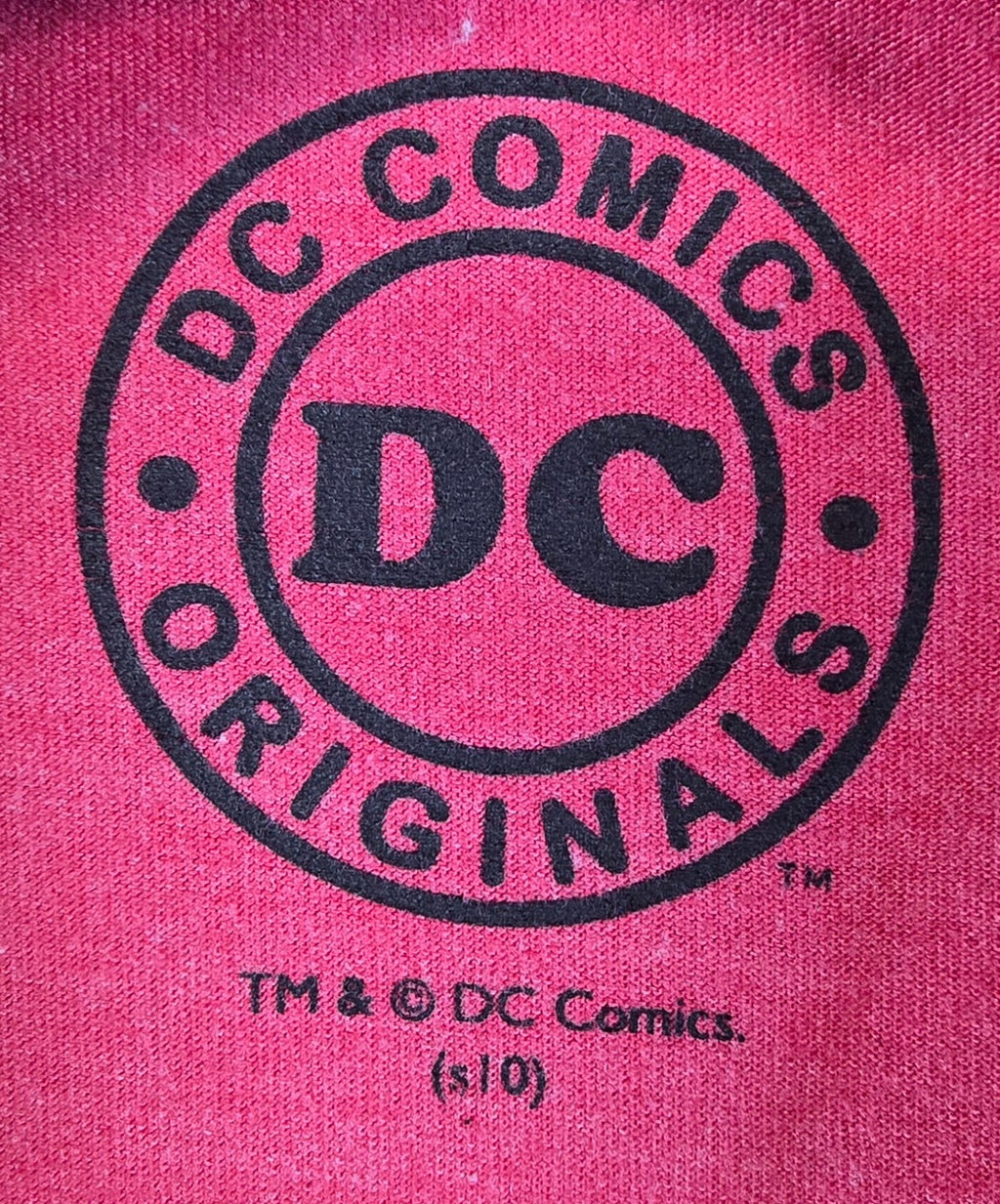 DC Comics Superman Green Lantern Justice League T Shirt Pink Cut Tag Approx M