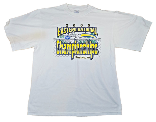 2005 Eastern National Championships T Shirt Large Lansing MI Baseball Vintage Y2