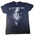 Kataklysm Crippled & Broken Band T Shirt Medium Death Metal Double Sided Graphic