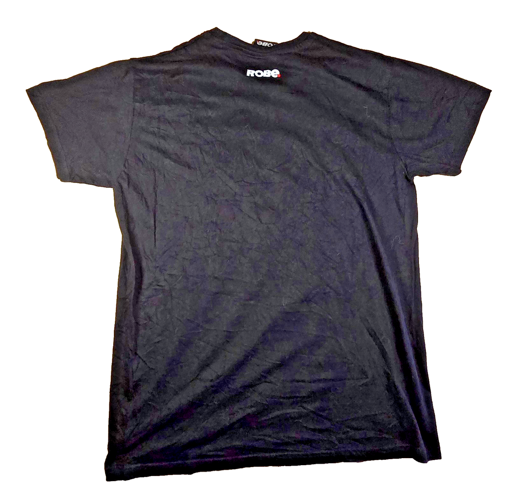 Robe MegaPointe T Shirt Large Black Stage Lighting Moving Head Tech Crew Tee LGE