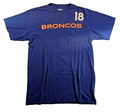 Denver Broncos Peyton Manning #18 T Shirt Medium M Reebok NFL Football Tee