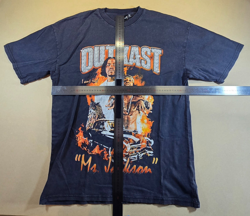 Outkast T Shirt Medium M Black Hip Hop Rap Andre 3000 Big Boi Graphic Tee