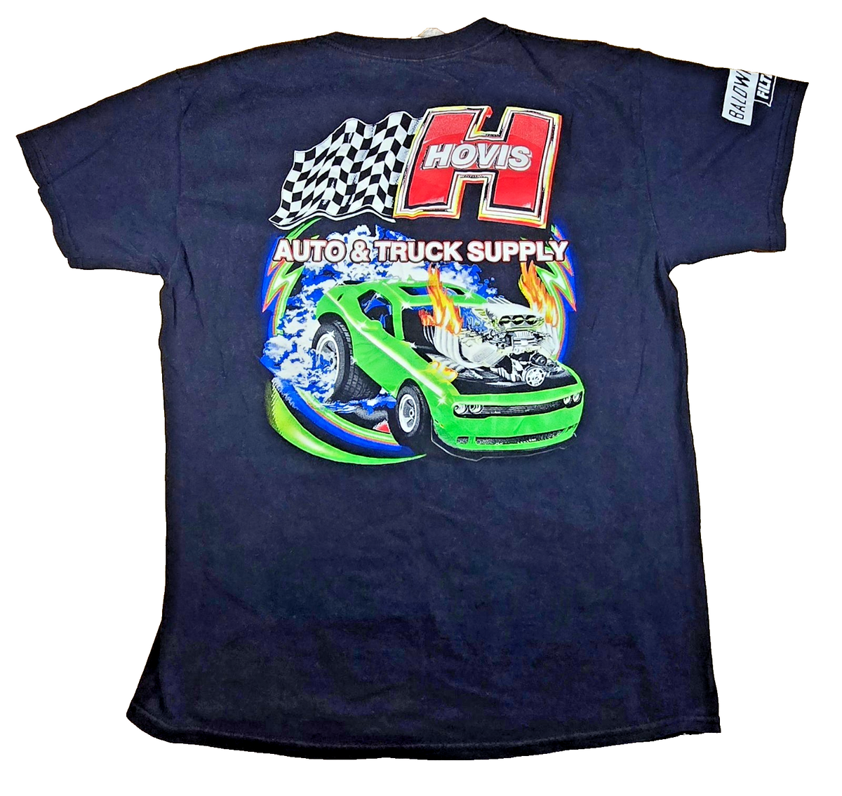 Hovis Auto & Truck Supply T Shirt Large Hot Rod Muscle Car Racing Graphic Tee