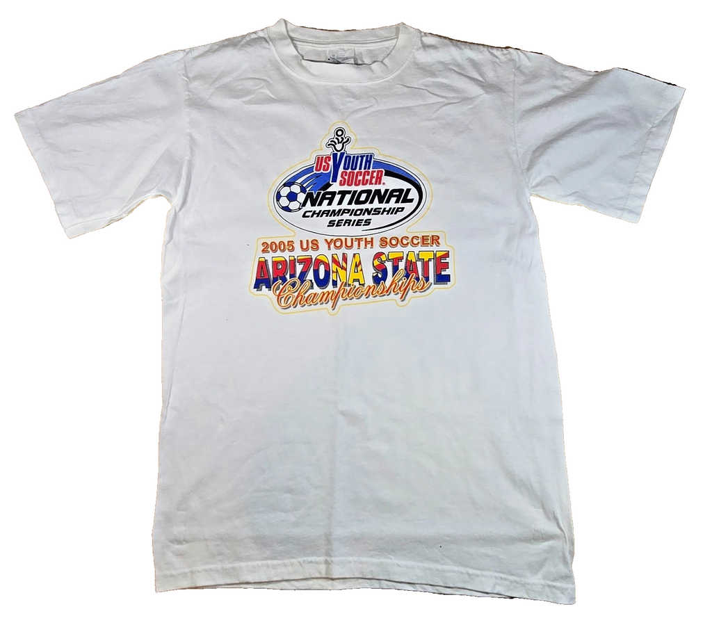 2005 US Youth Soccer Arizona State Championships T Shirt Small Vintage Sports Te