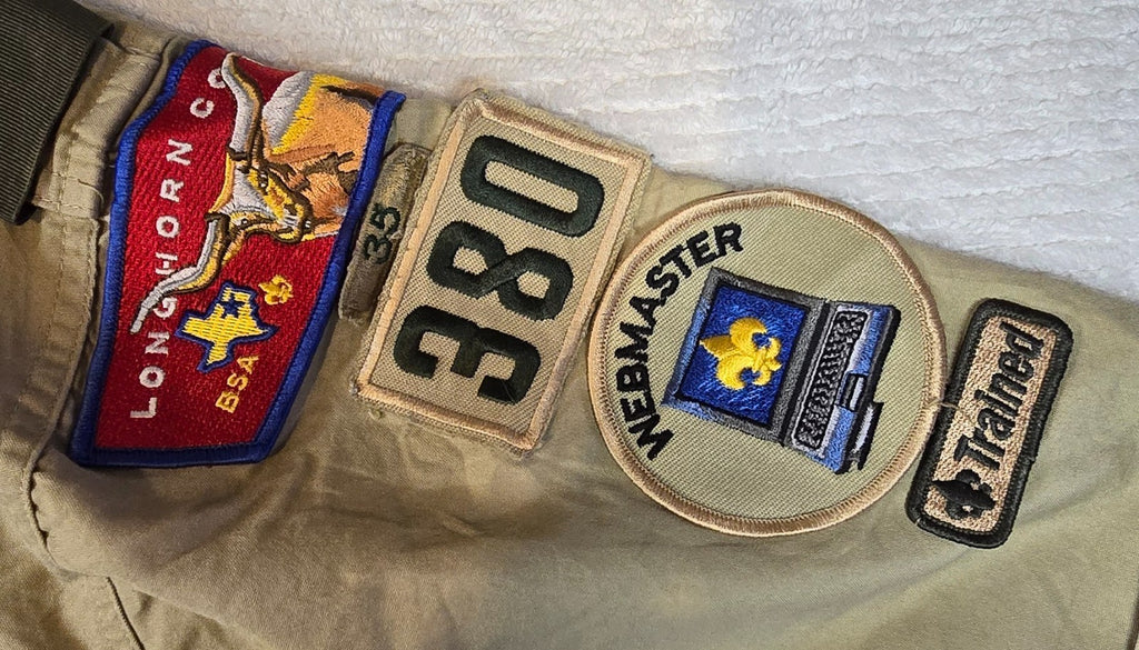 Boy Scouts of America BSA Eagle Scout Uniform Shirt Adult Small Patches Troop 38