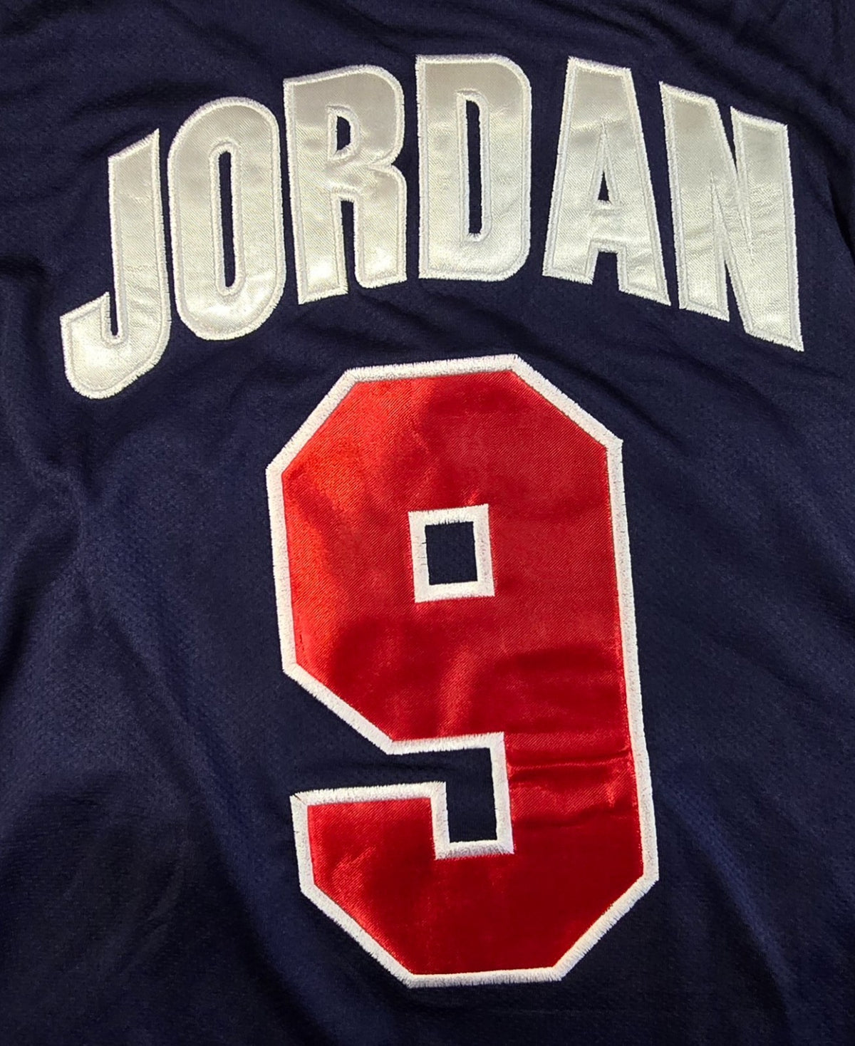 Nike USA Basketball Jersey #9 Mens Large L Blue Red Team USA NBA Style
