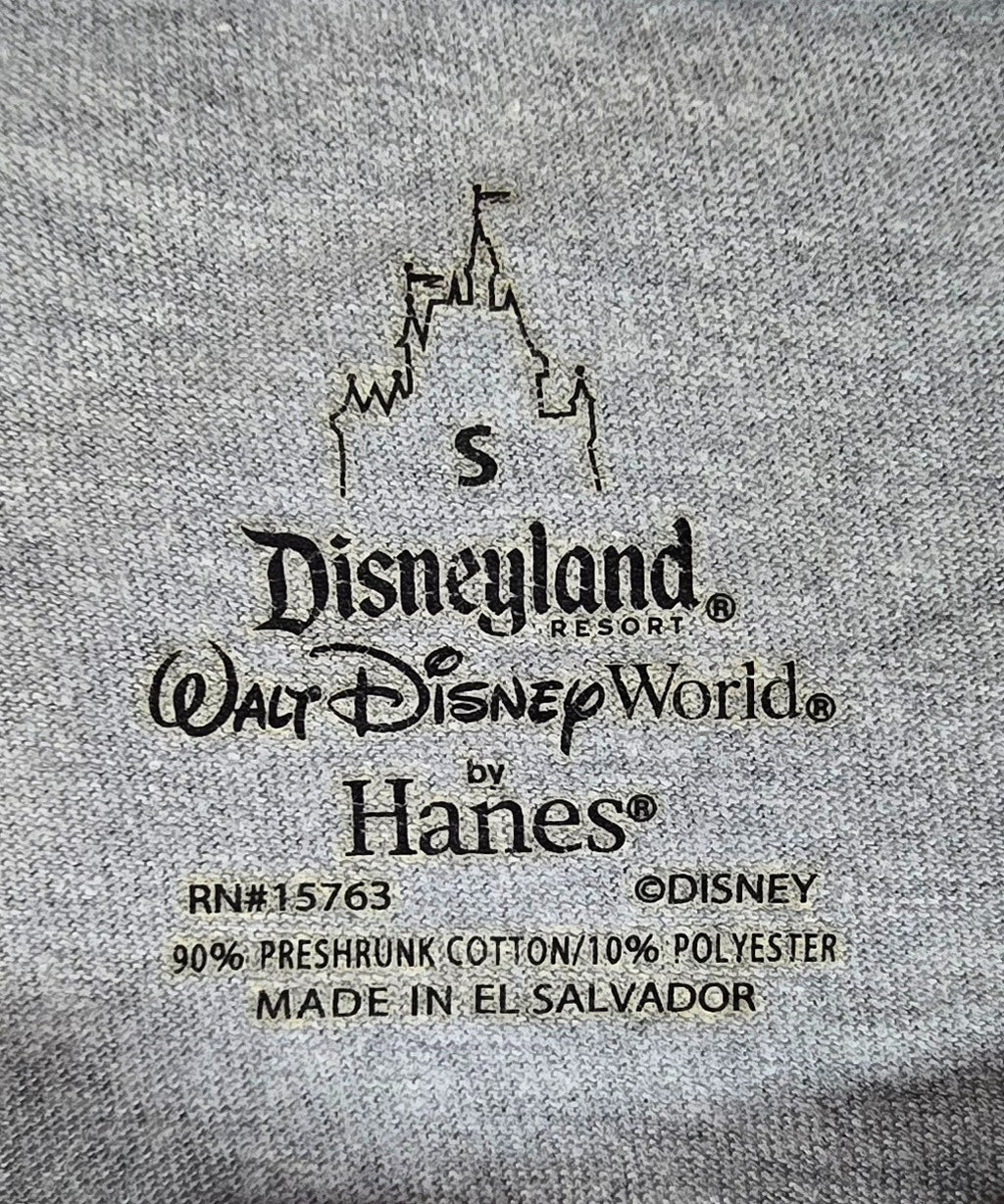Disney Parks Mickey Mouse Sorcerer T Shirt M Grey Long Sleeve Walt Disney World
