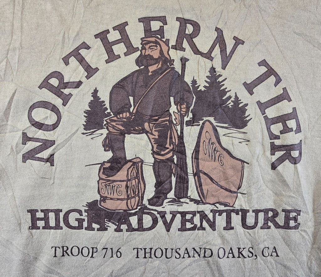 Northern Tier High Adventure T Shirt Large L Fruit Of The Loom Boy Scouts USA