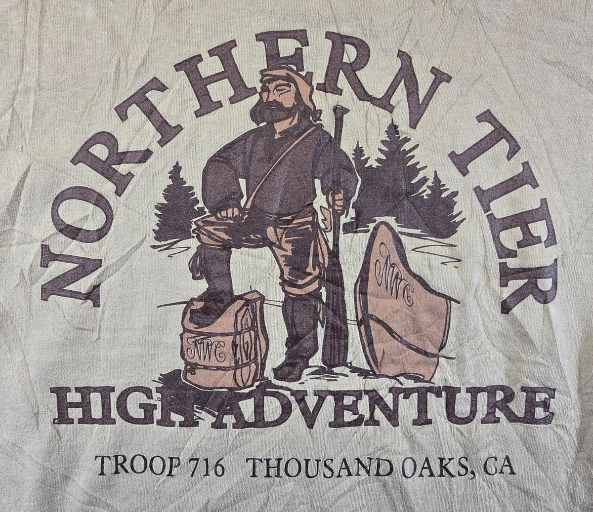 Northern Tier High Adventure T Shirt Large L Fruit Of The Loom Boy Scouts USA