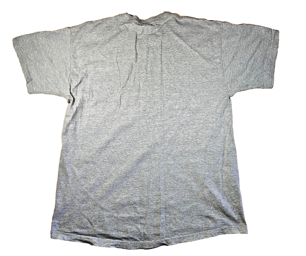Richland Basketball T Shirt Large XL Grey Fruit Of The Loom Sports USA Team Tee