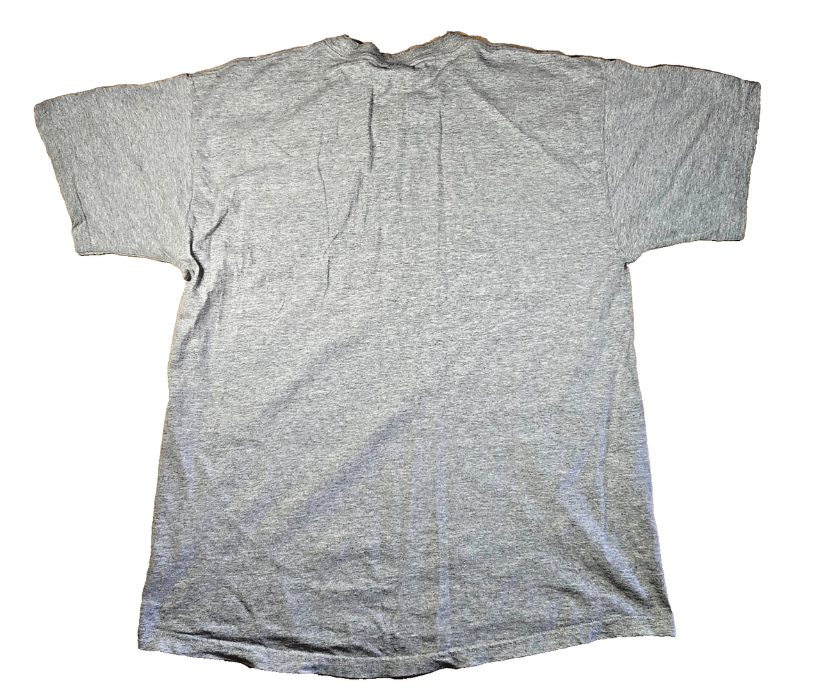 Richland Basketball T Shirt Large XL Grey Fruit Of The Loom Sports USA Team Tee
