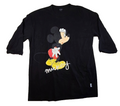 Disney Mickey Mouse T Shirt Mens Medium Black Cotton Graphic Retro Cartoon Tee