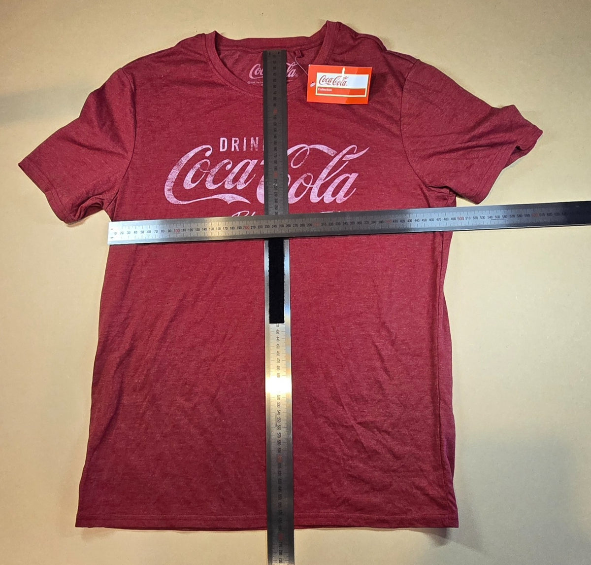 Coca Cola T Shirt Red Retro Logo Graphic Tee Coke Vintage Style New Tags Size Me