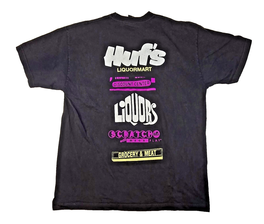 Huf's Liquorland Classic Mens Tee . Size Large.