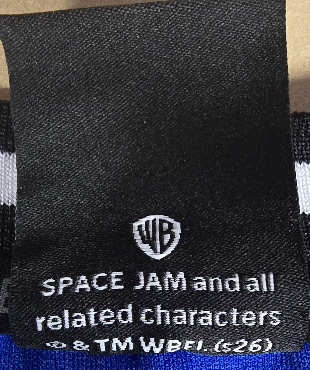 Space Jam Everlast Basketball Jersey Size 16 Bugs Bunny Looney Tunes 96 Blue