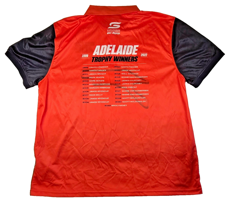 VAILO Adelaide 500 2023 Supercars Polo Shirt Men 2XL Official Motorsport NWT