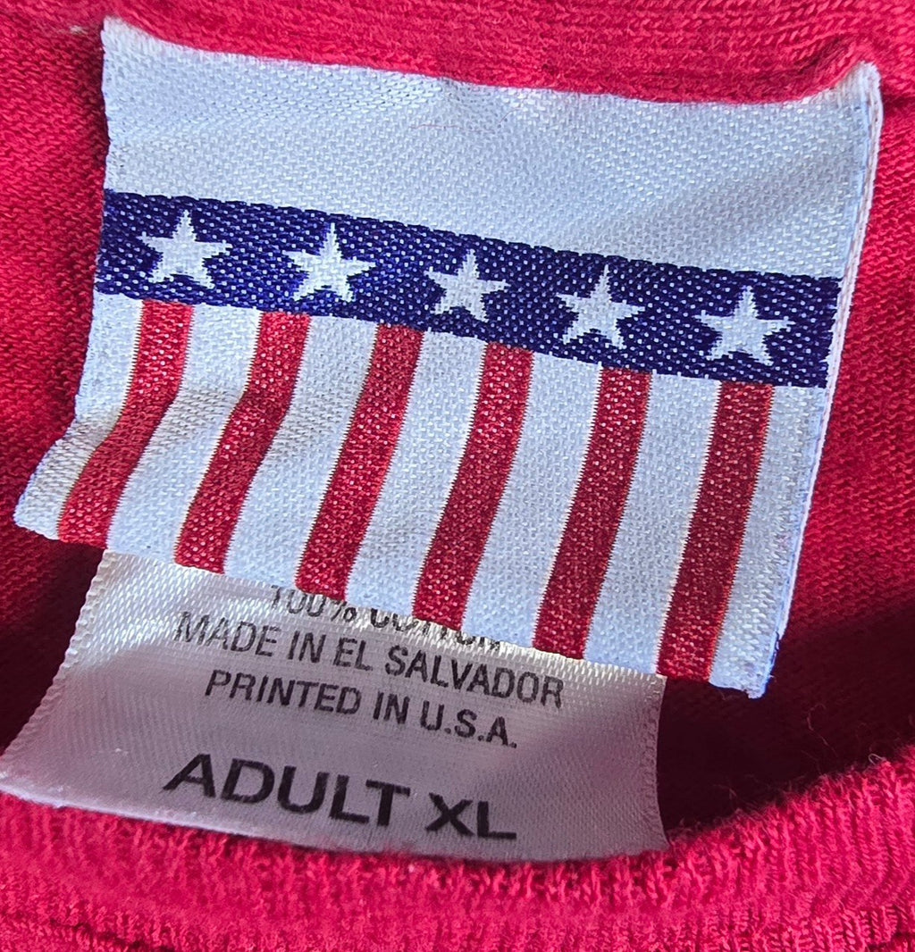 USA United States Of America T Shirt XL Red Bald Eagle Patriotic American Tee